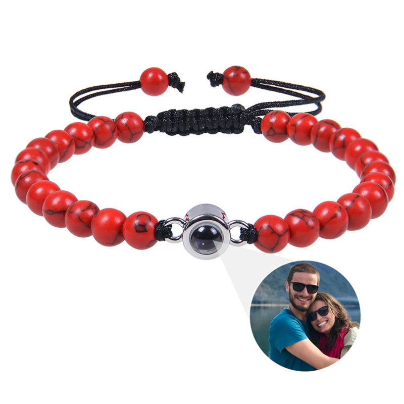 Customized photo bead bracelet - 图片 3