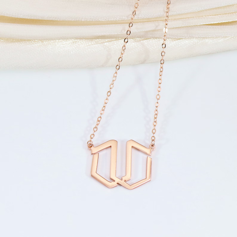 Custom Logo Stainless Steel Necklace - 图片 4