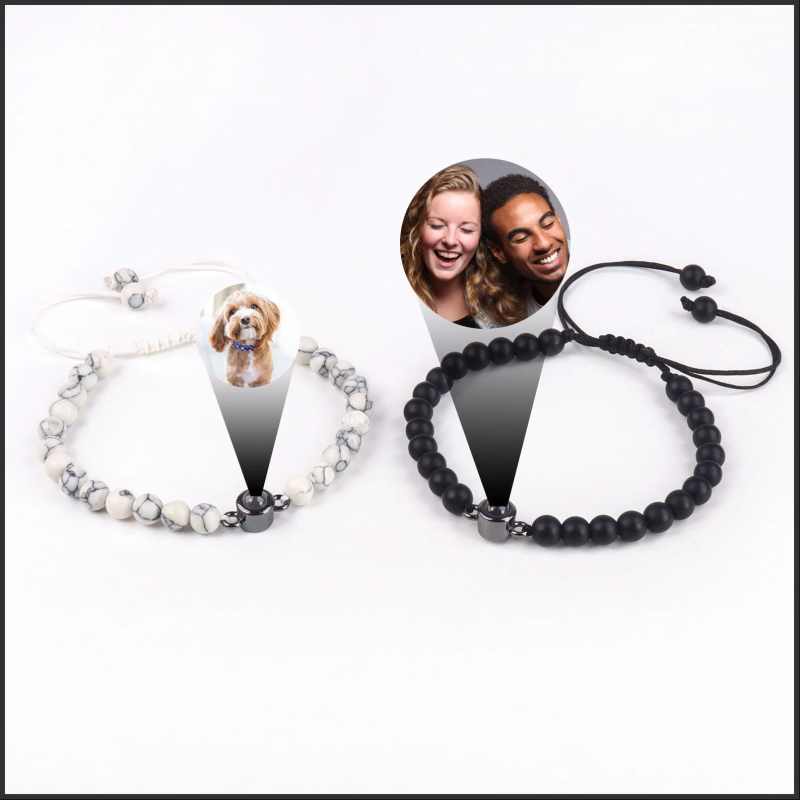 Customized photo bead bracelet - 图片 2
