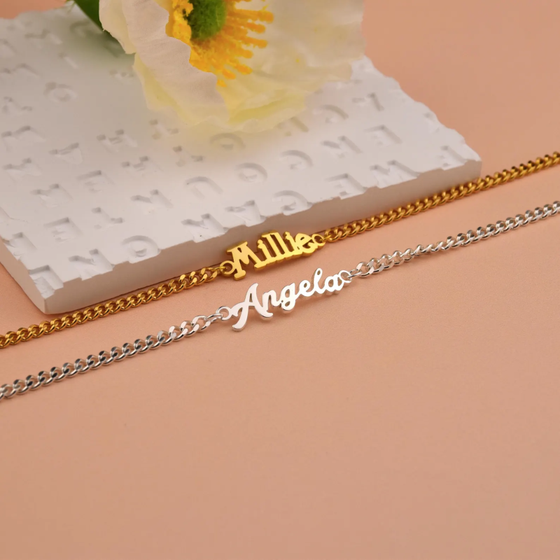 Custom Name Stainless Steel Bracelet - 图片 5