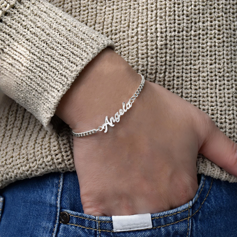 Custom Name Stainless Steel Bracelet
