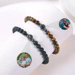 Customized photo bead bracelet