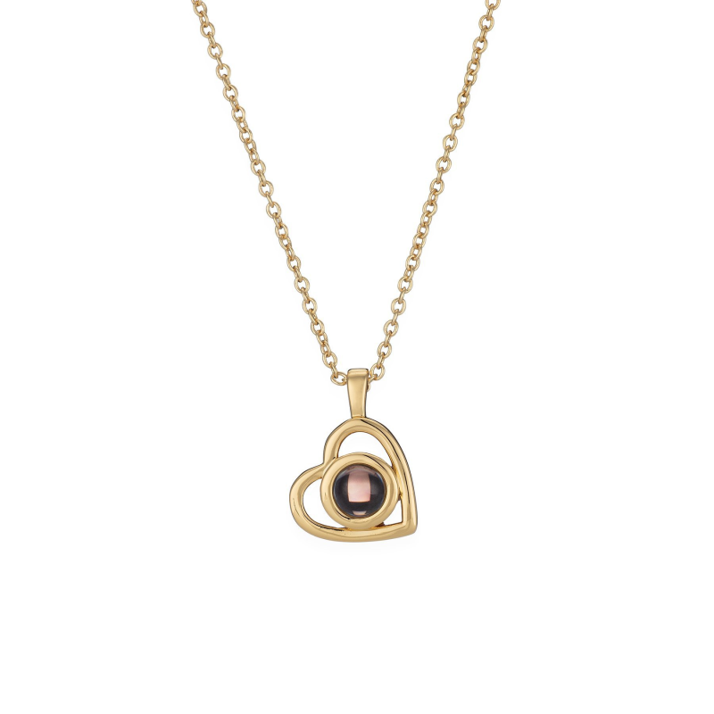 Customized photo heart-shaped projection necklace - 图片 5
