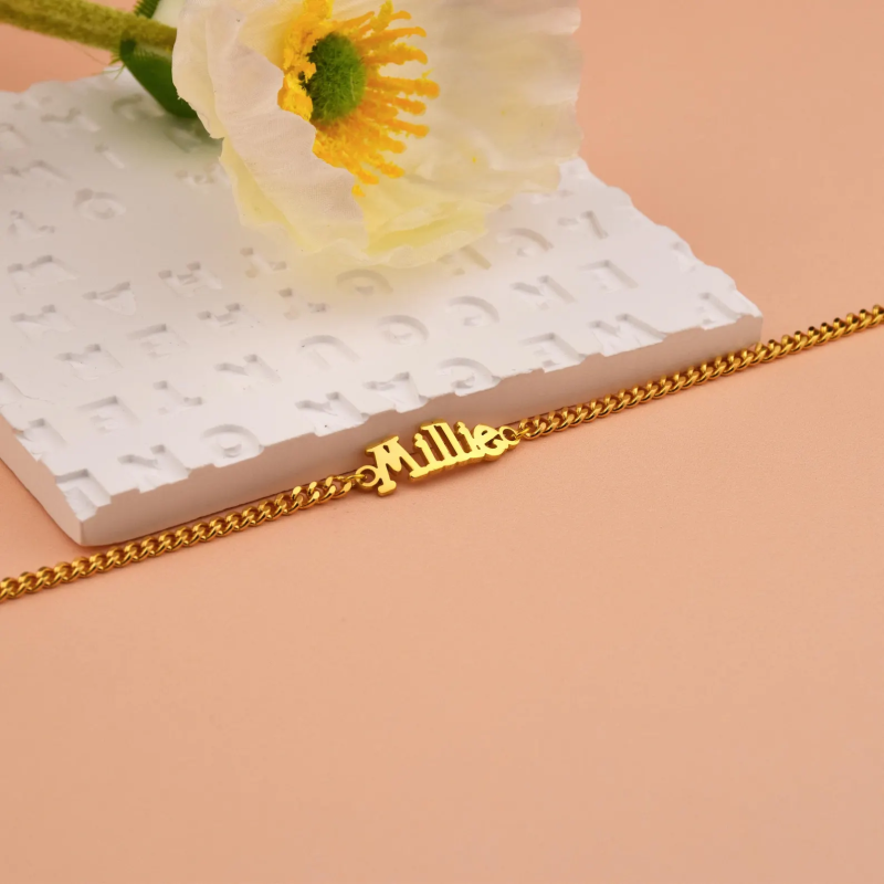Custom Name Stainless Steel Bracelet - 图片 3