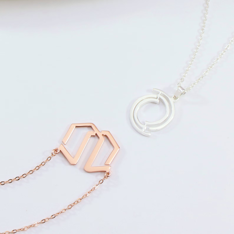 Custom Logo Stainless Steel Necklace - 图片 5