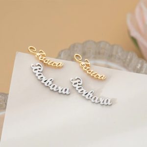 Custom Name Stainless Steel Earring
